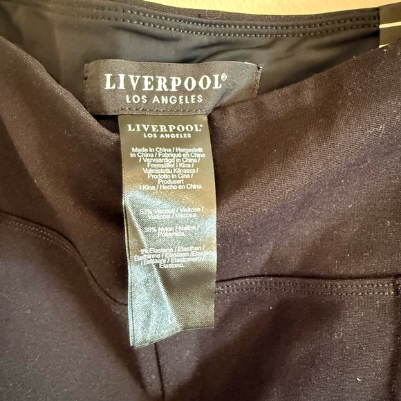 NWT Liverpool Women's Black Flare Pants Size Large - Picture 4 of 5